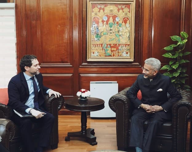 US Principal Deputy National Security Advisor Jon Finer meeting External Affairs Minister S Jaishankar in New Delhi