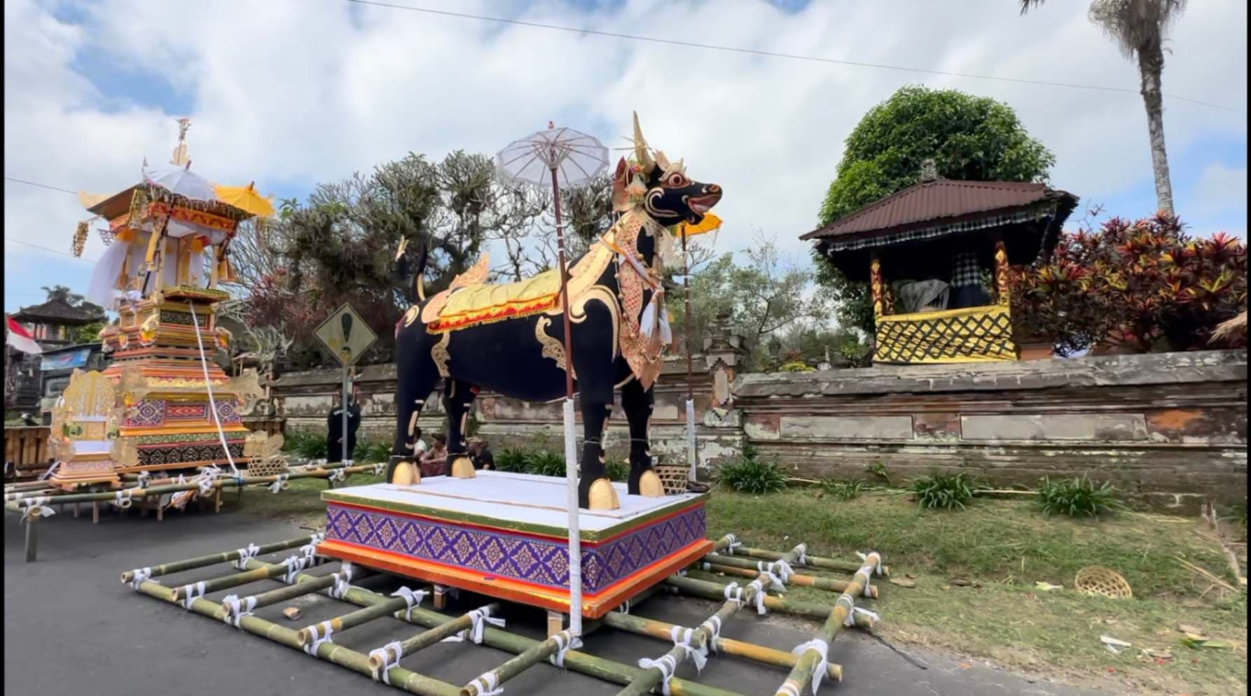ਲੈਂਬੂ ਸਭ ਤੋਂ ਸਤਿਕਾਰਤ ਸ਼ਖਸੀਅਤ ਵਜੋਂ ਆਮ ਤੌਰ 'ਤੇ ਉੱਚ ਜਾਤੀ ਦੇ ਸਸਕਾਰ ਲਈ ਰਾਖਵਾਂ ਹੁੰਦਾ ਹੈ
