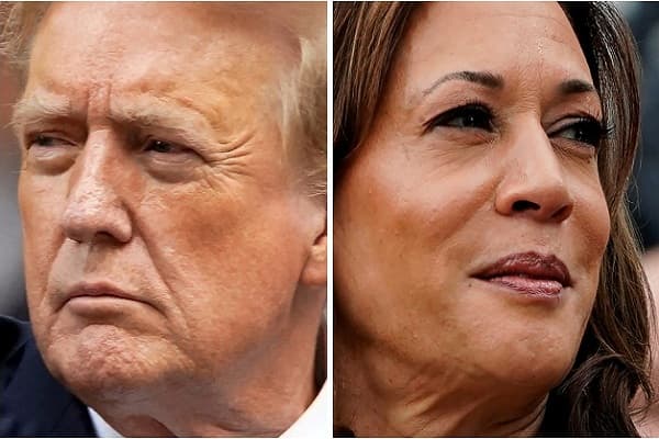 ਅਮਰੀਕਾ ਦੇ ਸਾਬਕਾ ਰਾਸ਼ਟਰਪਤੀ ਡੋਨਾਲਡ ਟਰੰਪ ਅਤੇ ਮੌਜੂਦਾ ਉਪ ਰਾਸ਼ਟਰਪਤੀ ਕਮਲਾ ਹੈਰਿਸ