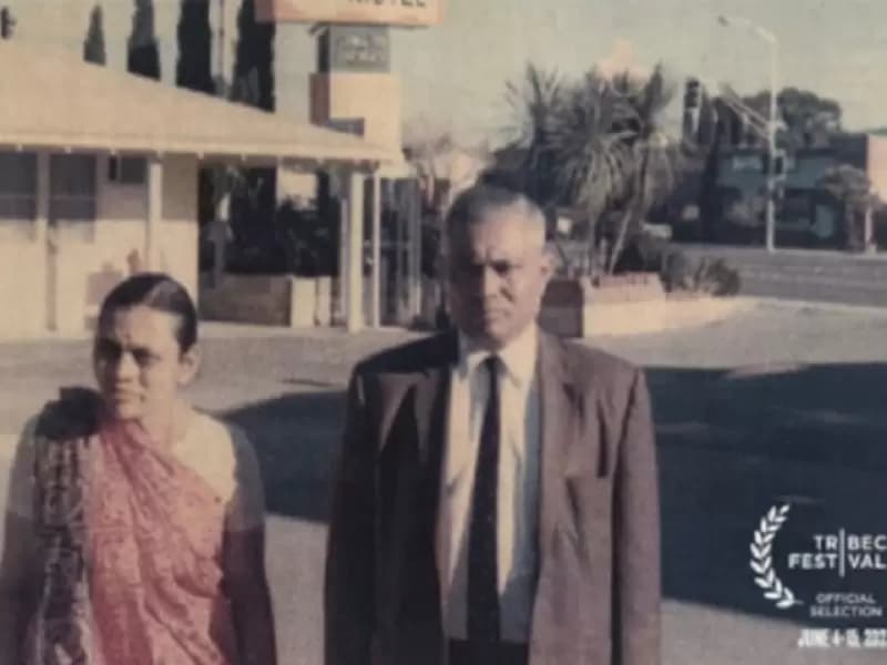 लघु फिल्म द पटेल मोटेल स्टोरी का एक दृश्य, जिसमें दिखाया गया है कि किस प्रकार गुजरात से आए तीन अवैध अप्रवासियों ने संयुक्त राज्य अमेरिका में मोटेल साम्राज्य की स्थापना की।