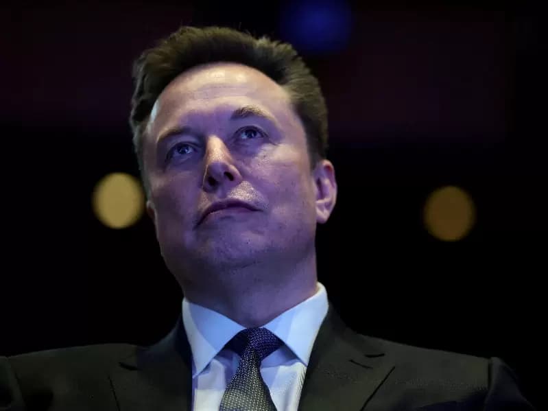 Elon Musk attends the U.S.-Saudi Investment Forum in Washington, D.C., U.S., November 19, 2025.