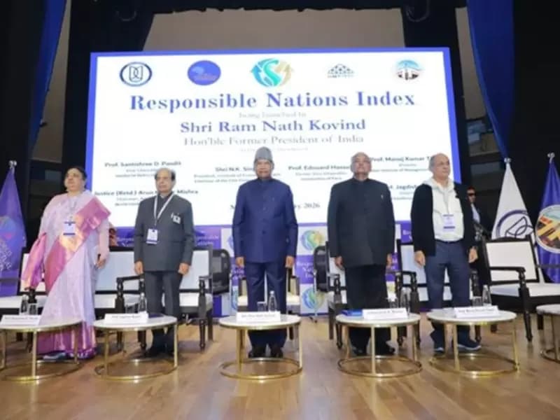 इंडेक्स का नाम 'जिम्मेदार राष्ट्र सूचकांक (रिस्पॉन्सिबल नेशंस इंडेक्स-आरएनआई)' है, जिसे देश के पूर्व राष्ट्रपति रामनाथ कोविंद की उपस्थिति में लॉन्च किया गया।
