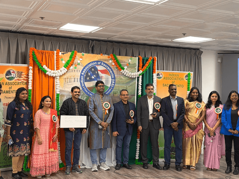 IAS ની મુલાકાત અને અભિવાદનના ઉપસ્થિતો