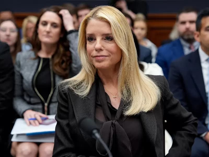 U.S. Attorney General Pam Bondi attends a House Judiciary Committee hearing on oversight of the Justice Department to testify, on Capitol Hill in Washington, D.C., U.S., February 11, 2026.