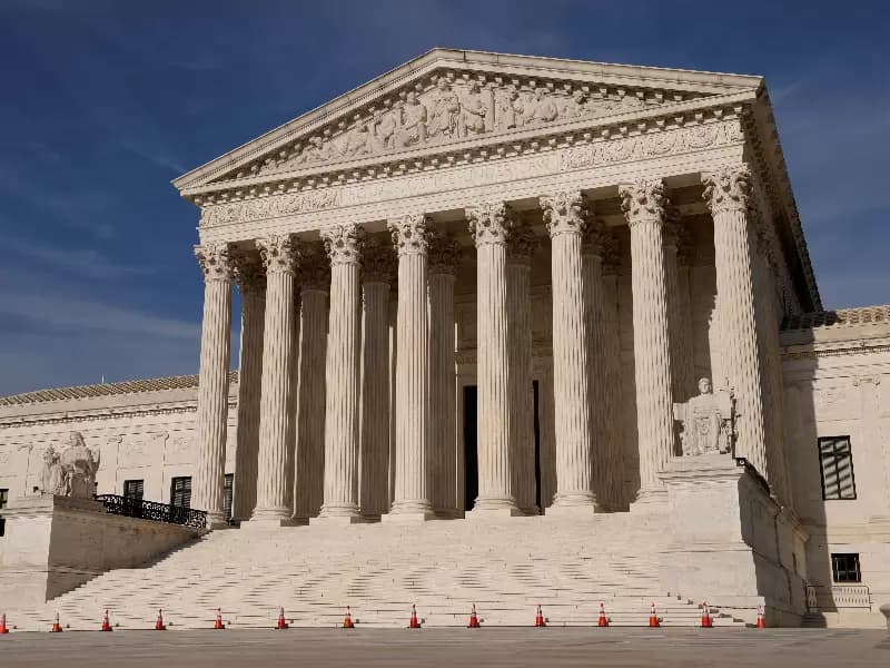 The U.S. Supreme Court building in Washington, U.S. May 17, 2021.