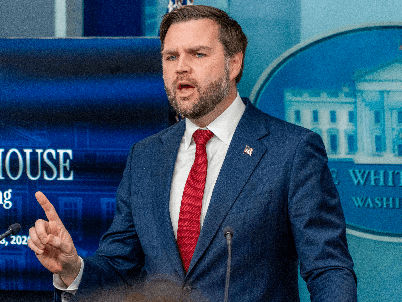 Washington, D.C.: U.S. Vice President JD Vance speaks to reporters during a press briefing at the White House in Washington, D.C., the United States, Jan. 8, 2026.Vance said that currently part of his job is "to try to ensure that Venezuela is stable" and to ensure that the acting Venezuelan government "actually listens to the United States and does what the United States needs it to do under our country's best interest."