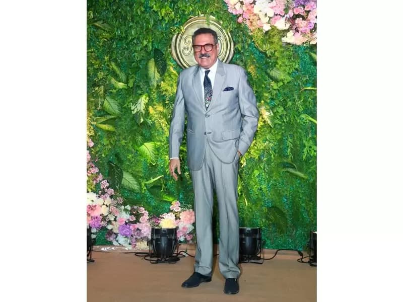 Actor and comedian Boman Irani at the pre-wedding reception of senior trade expert Komal Nahta’s son Mohak Nahta and his fiancée Dikshita Khullar in Mumbai on Sunday, March 8, 2026.