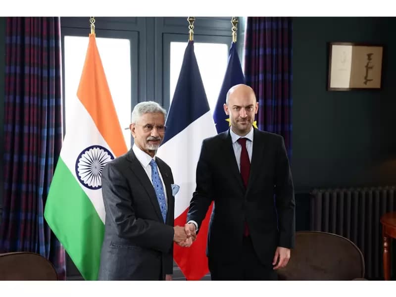 External Affairs Minister S Jaishankar, France’s Minister for Europe and Foreign Affairs Jean-Noel Barrot