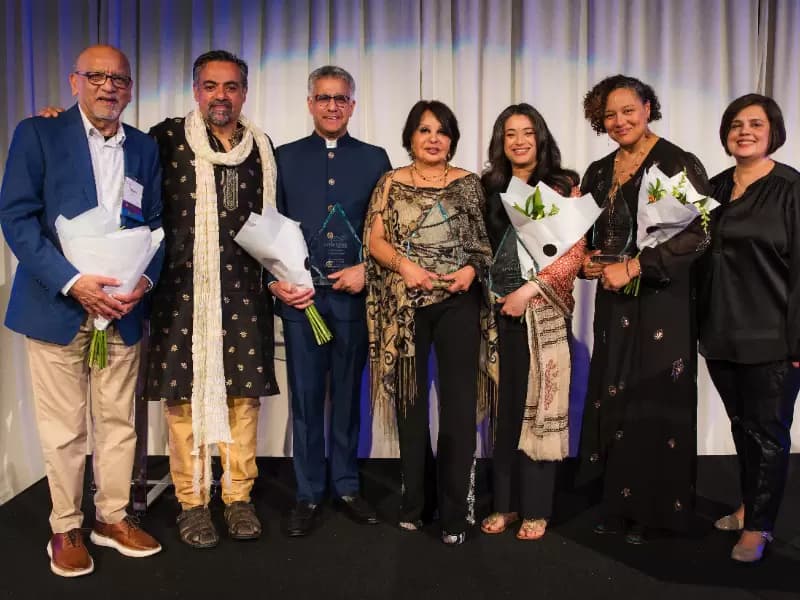 Several people and organizations were recognized during the event for contributions to Apna Ghar’s mission.