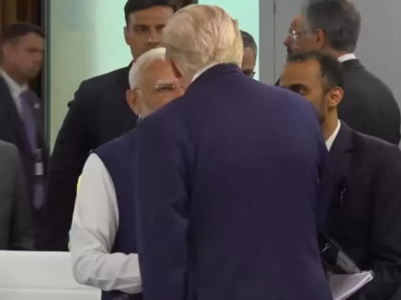 पीएम मोदी संग राष्ट्रपति ट्रंप