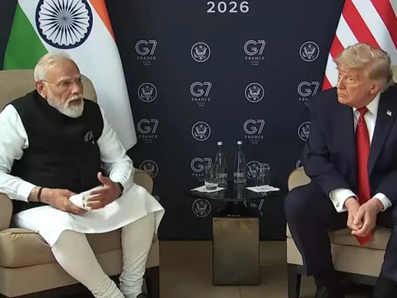 Prime Minister Narendra Modi holds bilateral talks with President Donald Trump at the sidelines of G7 Summit in France.