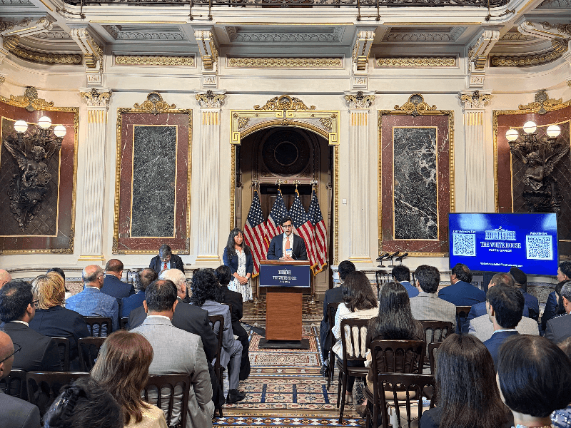 The event, hosted by the White House Faith Office, brought together representatives from diverse faith traditions for a briefing and dialogue on matters important to faith communities.