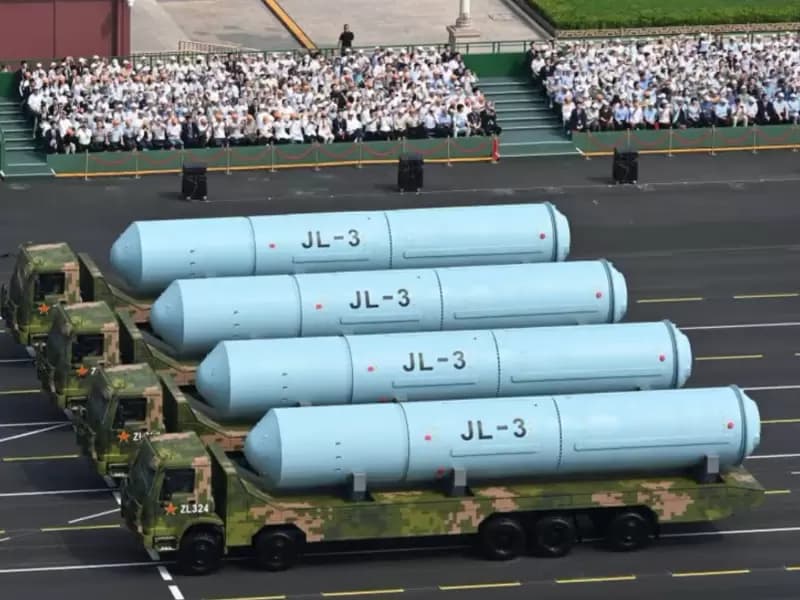 Chinese SLBM JL-3 on display at a military parade in September 2025.