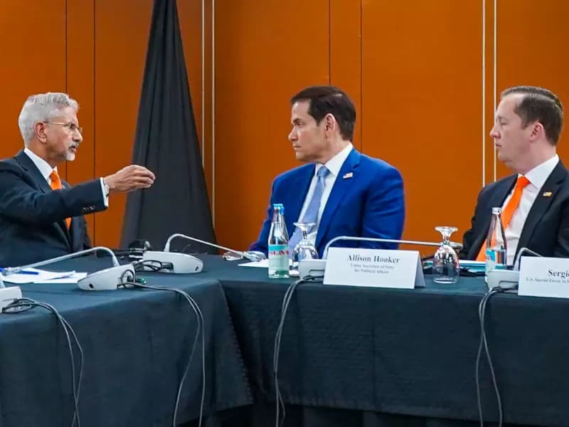 External Affairs Minister S. Jaishankar meets US Secretary of State Marco Rubio on the sidelines of the ASEAN-related meetings in Manila, Philippines, on Wednesday, July 22, 2026.