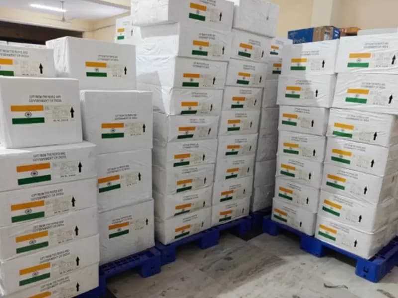 विदेश मंत्रालय ने सोशल मीडिया प्लेटफॉर्म X पर लिखा कि ग्लोबल साउथ के एक साझेदार देश की मदद के लिए भारत आगे आया है।