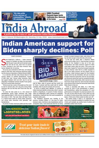 Indian American support for Biden sharply declines: Poll