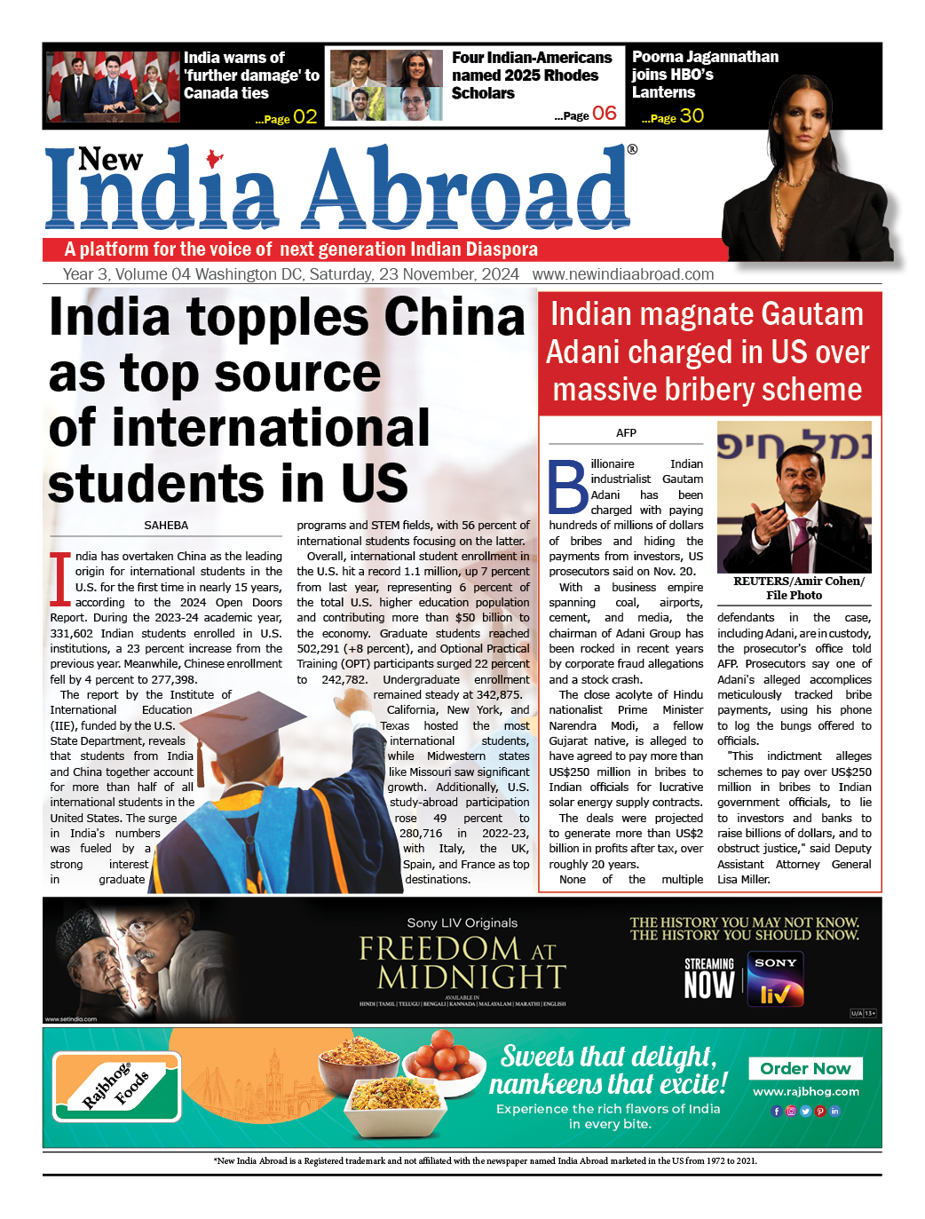 India becomes top source of International students in the U.S.